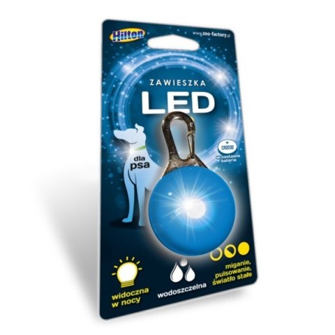 HILTON LED Zawieszka Silikonowa 2,0x3,1x5,5cm dla psa Hilton HILTON LED Zawieszka Silikonowa 2,0x3,1x5,5cm dla psa Hilton