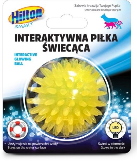 HILTON Smart Interaktywna Piłka Świecąca 5cm dla kota/psa Hilton HILTON Smart Interaktywna Piłka Świecąca 5cm dla kota/psa Hilton