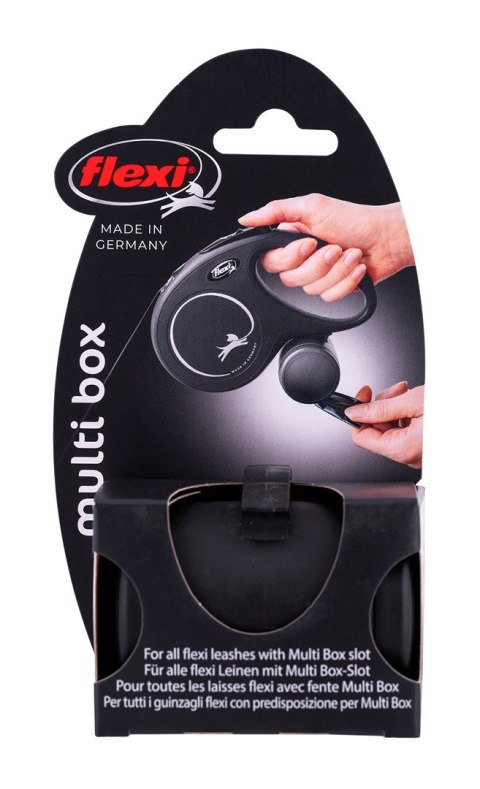 Pojemnik flexi Vario Multi Box - pojemnik na karmę lub woreczki, kolor czarny Flexi