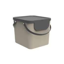 Rotho Pojemnik do segregacji odpadów 40L ALBULA cappuccino Rotho