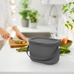 Rotho Pojemnik na odpady bio 3.2L ALBULA szary Rotho
