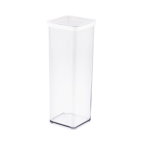 Rotho Pojemnik na przysmaki kwadratowy 2.0L LOFT transparentny/biały Rotho