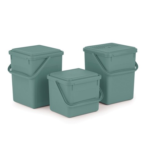 Rotho Wiaderko kompost 9L z filtrem węglowym BIO mistletoe green Rotho Rotho Wiaderko kompost 9L z filtrem węglowym BIO mistletoe green Rotho