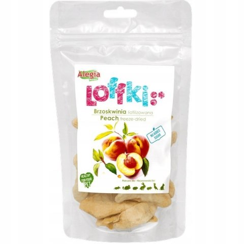 ALEGIA Loffki Brzoskwinia liofilizowana 15g Alegia
