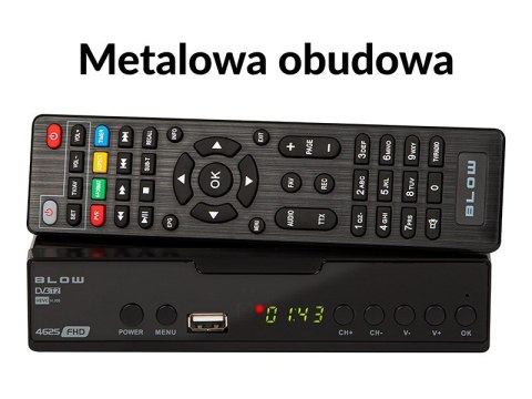 BLOW DEKODER TUNER DVB-T2 BLOW 4625FHD H.265 V2 BLOW BLOW DEKODER TUNER DVB-T2 BLOW 4625FHD H.265 V2 BLOW