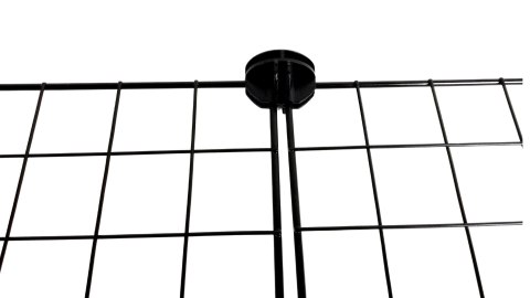 C&C Piętrowa klatka modułowa dla świnki morskiej, królika, jeża 145x75 cm - czarna C&C C&C Piętrowa klatka modułowa dla świnki morskiej, królika, jeża 145x75 cm - czarna C&C