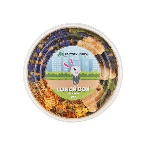 FACTORYHERBS LUNCH BOX dla królika 80g Factoryherbs FACTORYHERBS LUNCH BOX dla królika 80g Factoryherbs