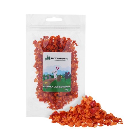 FACTORYHERBS Papryka liofilizowana 20g Factoryherbs