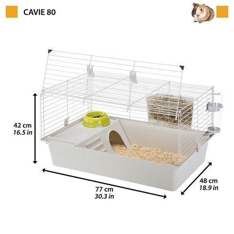 FERPLAST Cavie 80 - klatka dla świnki morskiej - 78x48x42 cm FERPLAST FERPLAST Cavie 80 - klatka dla świnki morskiej - 78x48x42 cm FERPLAST