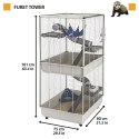 FERPLAST Furet Tower - klatka dla fretek FERPLAST