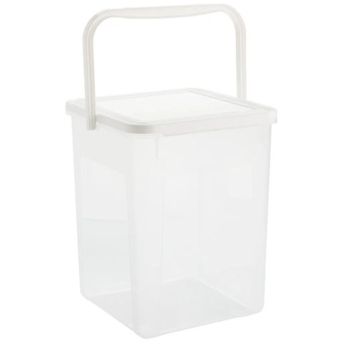 ROTHO Pojemnik na detergenty 5kg 9L transparentny/biały Rotho
