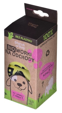STARCH BAG - bioworki na odchody - 8 x 15 szt. Starch Bag
