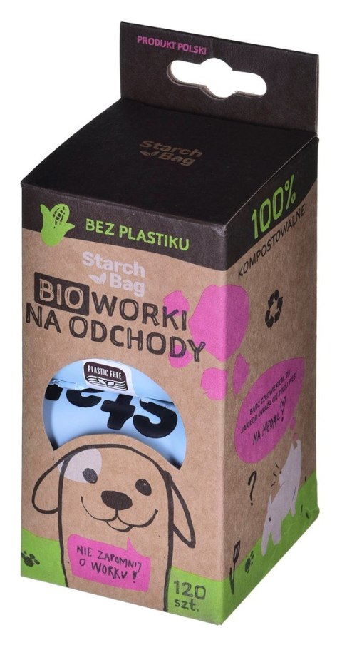 STARCH BAG - bioworki na odchody - 8 x 15 szt. Starch Bag STARCH BAG - bioworki na odchody - 8 x 15 szt. Starch Bag