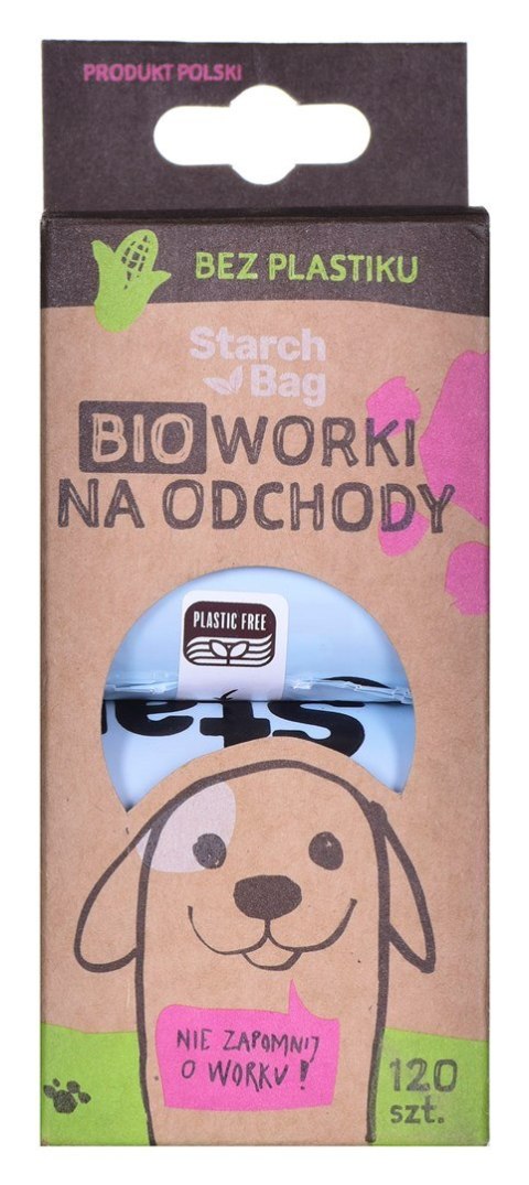 STARCH BAG - bioworki na odchody - 8 x 15 szt. Starch Bag STARCH BAG - bioworki na odchody - 8 x 15 szt. Starch Bag