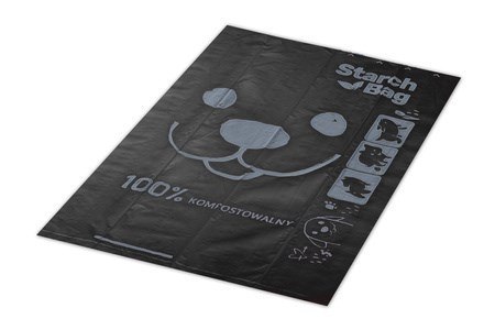 STARCHBAG BIOworki 8 rolek x 15 szt. kol. czarny Starch Bag STARCHBAG BIOworki 8 rolek x 15 szt. kol. czarny Starch Bag