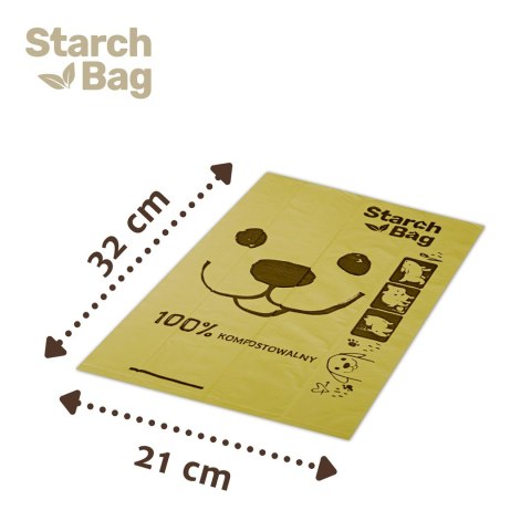 STARCHBAG BIOworki 8 rolek x 15 szt. kol. liliowy Starch Bag STARCHBAG BIOworki 8 rolek x 15 szt. kol. liliowy Starch Bag