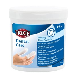 TRIXIE Dental-Care - Chusteczki czyszczące zęby - 50 sztuk TRIXIE