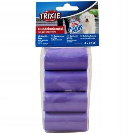 TRIXIE Doggy Pick Up - woreczki na odchody - 4x 20 szt. TRIXIE