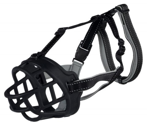 TRIXIE Muzzle Flex - kaganiec dla psa - rozmiar L - czarny TRIXIE TRIXIE Muzzle Flex - kaganiec dla psa - rozmiar L - czarny TRIXIE