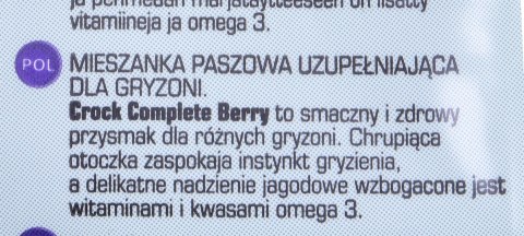 VERSELE LAGA Crock Complete Berry - przysmak dla królików i gryzoni 50g VERSELE-LAGA VERSELE LAGA Crock Complete Berry - przysmak dla królików i gryzoni 50g VERSELE-LAGA