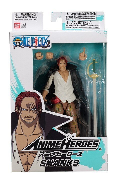 ANIME HEROES ONE PIECE - SHANKS BANDAI ANIME HEROES ONE PIECE - SHANKS BANDAI