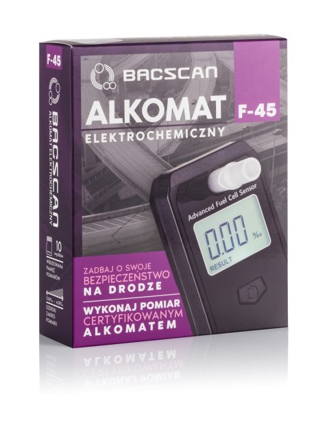 Alkomat BACSCAN F-45 (elektrochemiczny) BACSCAN Alkomat BACSCAN F-45 (elektrochemiczny) BACSCAN