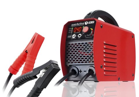 EVERACTIVE PROSTOWNIK SAMOCHODOWY Z ROZRUCHEM, INWERTEROWY, DO AKUMULATORA12V/24V CBC40 EverActive EVERACTIVE PROSTOWNIK SAMOCHODOWY Z ROZRUCHEM, INWERTEROWY, DO AKUMULATORA12V/24V CBC40 EverActive