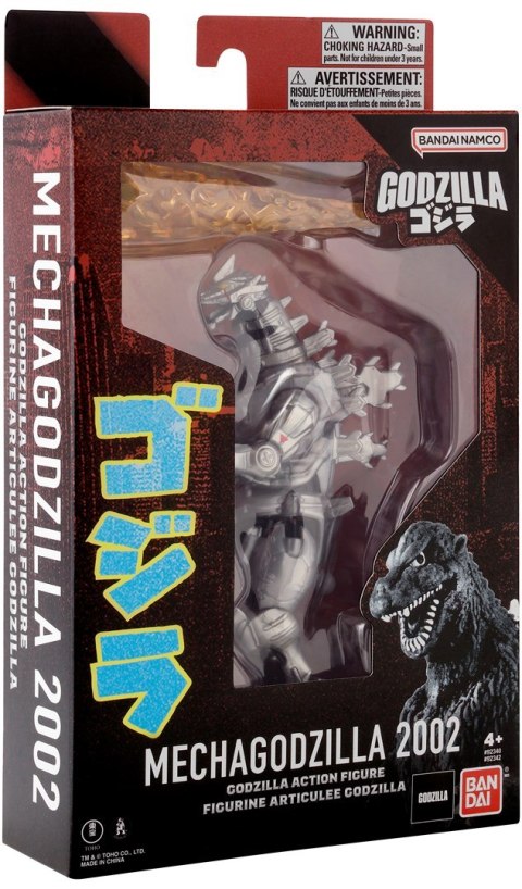GODZILLA ACTION FIGURE - MECHA GODZILLA 2002 BANDAI GODZILLA ACTION FIGURE - MECHA GODZILLA 2002 BANDAI