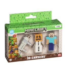 MINECRAFT 3D ERASERS - 3 PACK VER.B P.M.I. Kids World