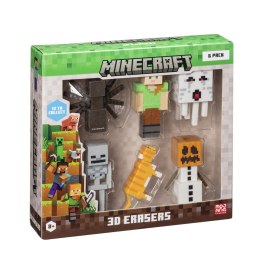 MINECRAFT 3D ERASERS - 6 PACK DELUXE BOX VER.B P.M.I. Kids World