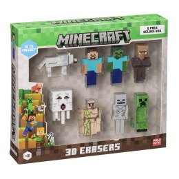 MINECRAFT 3D ERASERS - 8 PACK DELUXE BOX VER.A P.M.I. Kids World
