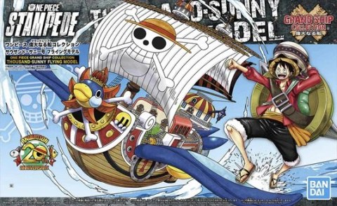 ONE PIECE STAMPEDE GRAND SHIP COLLECTION THOUSAND SUNNY FLYING MODEL BANDAI