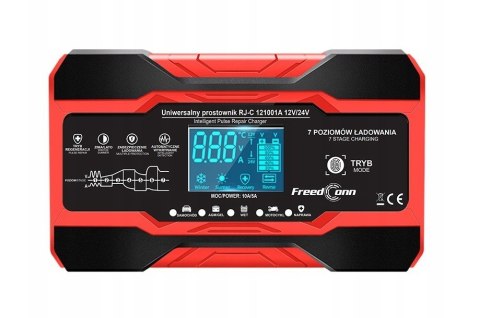 Prostownik akumulatorowy RJ Tianye RJ-C 121001A 12V, 10A /24V 5A RJ Tianye Prostownik akumulatorowy RJ Tianye RJ-C 121001A 12V, 10A /24V 5A RJ Tianye