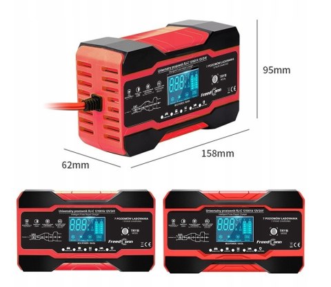 Prostownik akumulatorowy RJ Tianye RJ-C 121001A 12V, 10A /24V 5A RJ Tianye Prostownik akumulatorowy RJ Tianye RJ-C 121001A 12V, 10A /24V 5A RJ Tianye