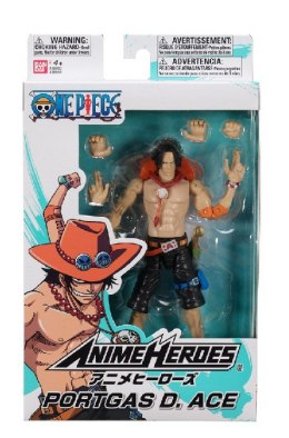 ANIME HEROES ONE PIECE - PORTGAS D. ACE BANDAI