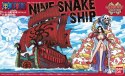 ONE PIECE GRAND SHIP COLLECTION NINE SNAKE PIRAT SHIP BANDAI