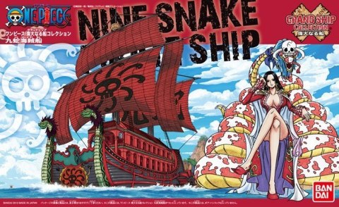 ONE PIECE GRAND SHIP COLLECTION NINE SNAKE PIRAT SHIP BANDAI ONE PIECE GRAND SHIP COLLECTION NINE SNAKE PIRAT SHIP BANDAI