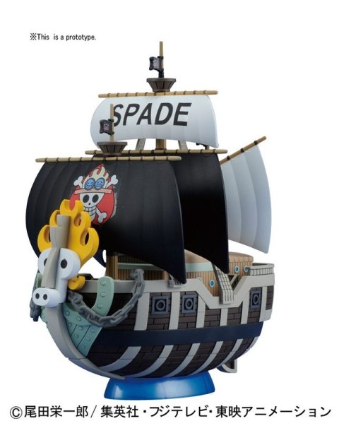 ONE PIECE GRAND SHIP COLLECTION SPADE PIRATES SHIP BANDAI ONE PIECE GRAND SHIP COLLECTION SPADE PIRATES SHIP BANDAI