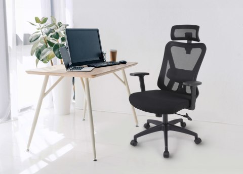 Ergonomiczny fotel biurowy ACTIVEJET T5 czarny Activejet Ergonomiczny fotel biurowy ACTIVEJET T5 czarny Activejet