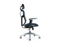 Ergonomiczny fotel biurowy ERGO 500 niebieski BEMONDI