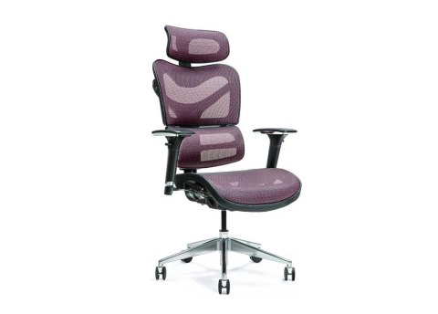 Ergonomiczny fotel biurowy ERGO 600 śliwkowy BEMONDI Ergonomiczny fotel biurowy ERGO 600 śliwkowy BEMONDI