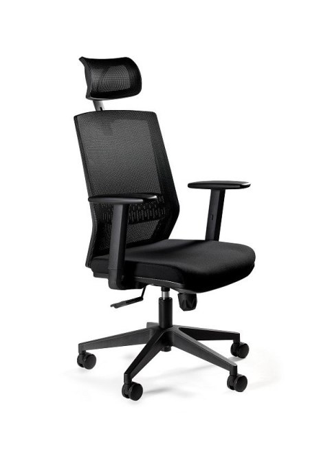 Ergonomiczny fotel biurowy ESTA czarny UNIQUE Ergonomiczny fotel biurowy ESTA czarny UNIQUE