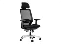 Ergonomiczny fotel biurowy SPECTRUM czarny BEMONDI