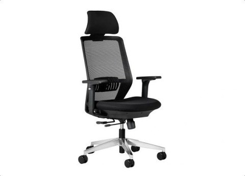 Ergonomiczny fotel biurowy SPECTRUM czarny BEMONDI