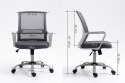 Fotel biurowy ACTIVEJET YK01 szary Activejet