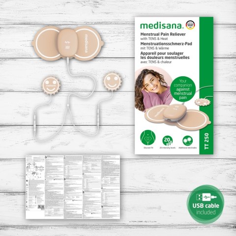 Urządzenie do uśmierzania bólów menstruacyjnych Medisana TT 250 Medisana Urządzenie do uśmierzania bólów menstruacyjnych Medisana TT 250 Medisana