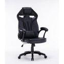 FOTEL OBROTOWY GAMINGOWY KRZESŁO DRIFT CZARNY TOP E SHOP
