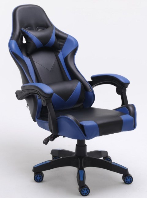 FOTEL OBROTOWY GAMINGOWY KRZESŁO REMUS NIEBIESKI TOP E SHOP FOTEL OBROTOWY GAMINGOWY KRZESŁO REMUS NIEBIESKI TOP E SHOP