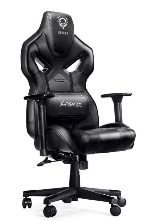 Fotel gamingowy DIABLO X-FIGHTER fotel czarno-czarny DIABLO CHAIRS Fotel gamingowy DIABLO X-FIGHTER fotel czarno-czarny DIABLO CHAIRS