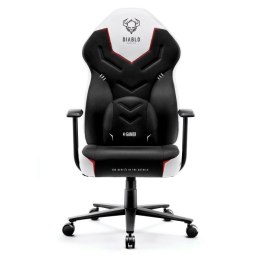 Fotel gamingowy DIABLO X-GAMER fotel czarno-biały DIABLO CHAIRS